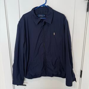 Vintage Polo Ralph Lauren Harrington Bomber Jacket. Casual, Preppy, Plaid. XXL